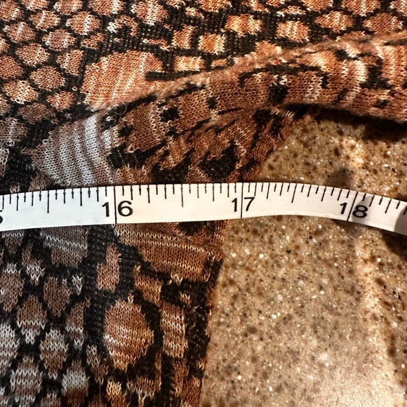 Free People - Brown and Black Bell sleeve dress boho print - size Medium - Picture 16 of 16